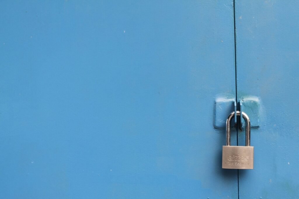 Modern padlock reflecting advanced security solutions for homes and businesses in Las Vegas.